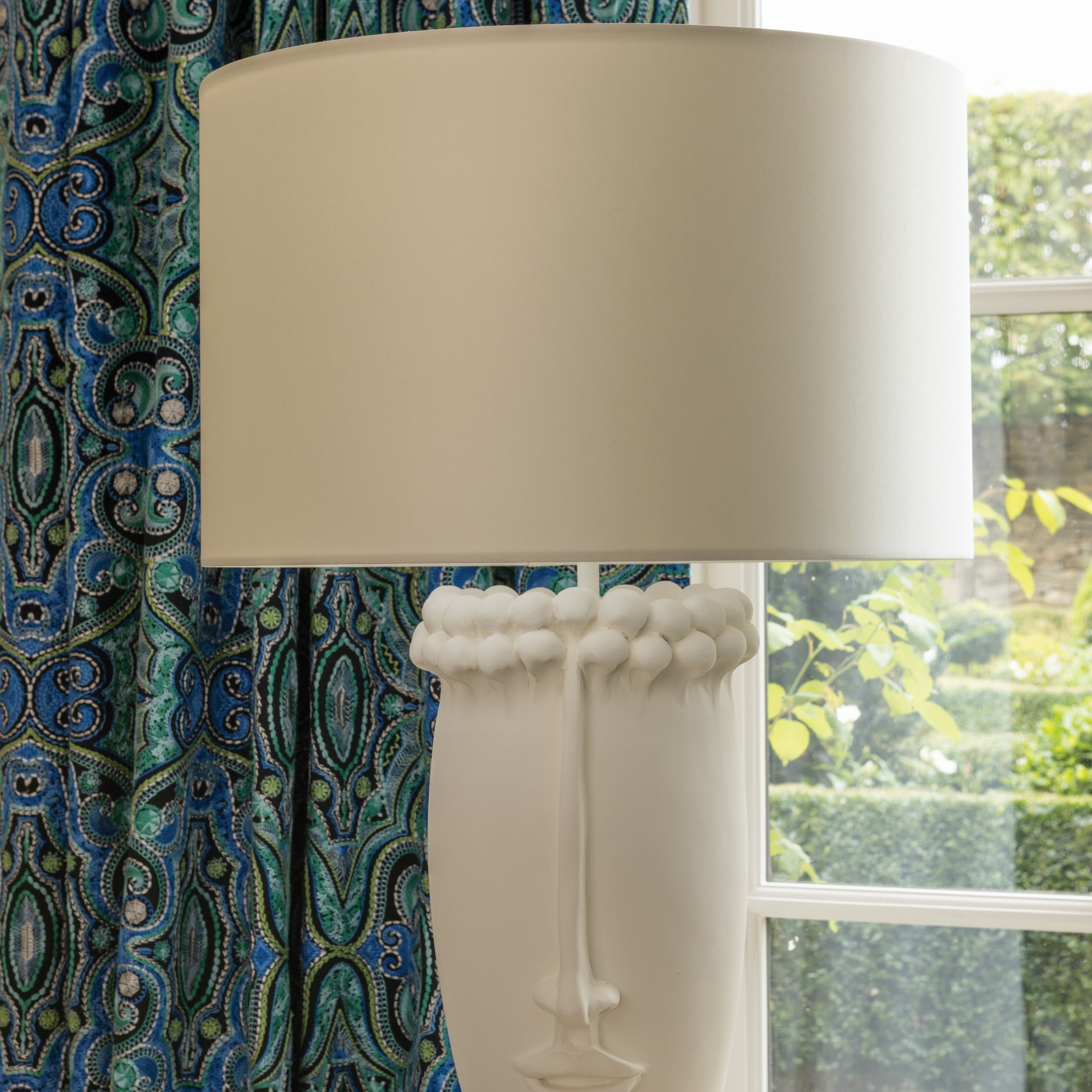 Elden Table Lamp By William Yeoward In Chalk White